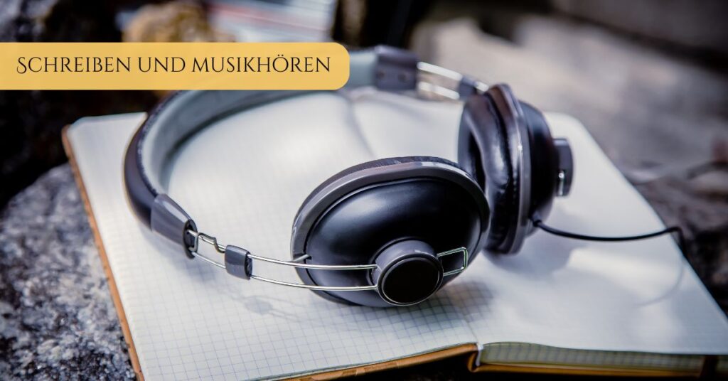 Schreiben und Musikhören