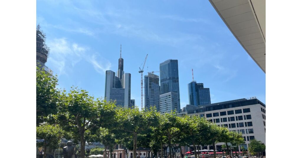 Frankfurt und die Wolkenkratzer