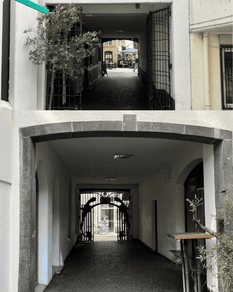 Die Häuserdurchgänge in der Kölner Altstadt